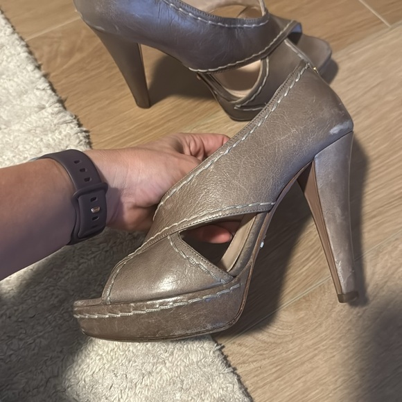 Prada leather platform stilettos - Picture 3 of 6